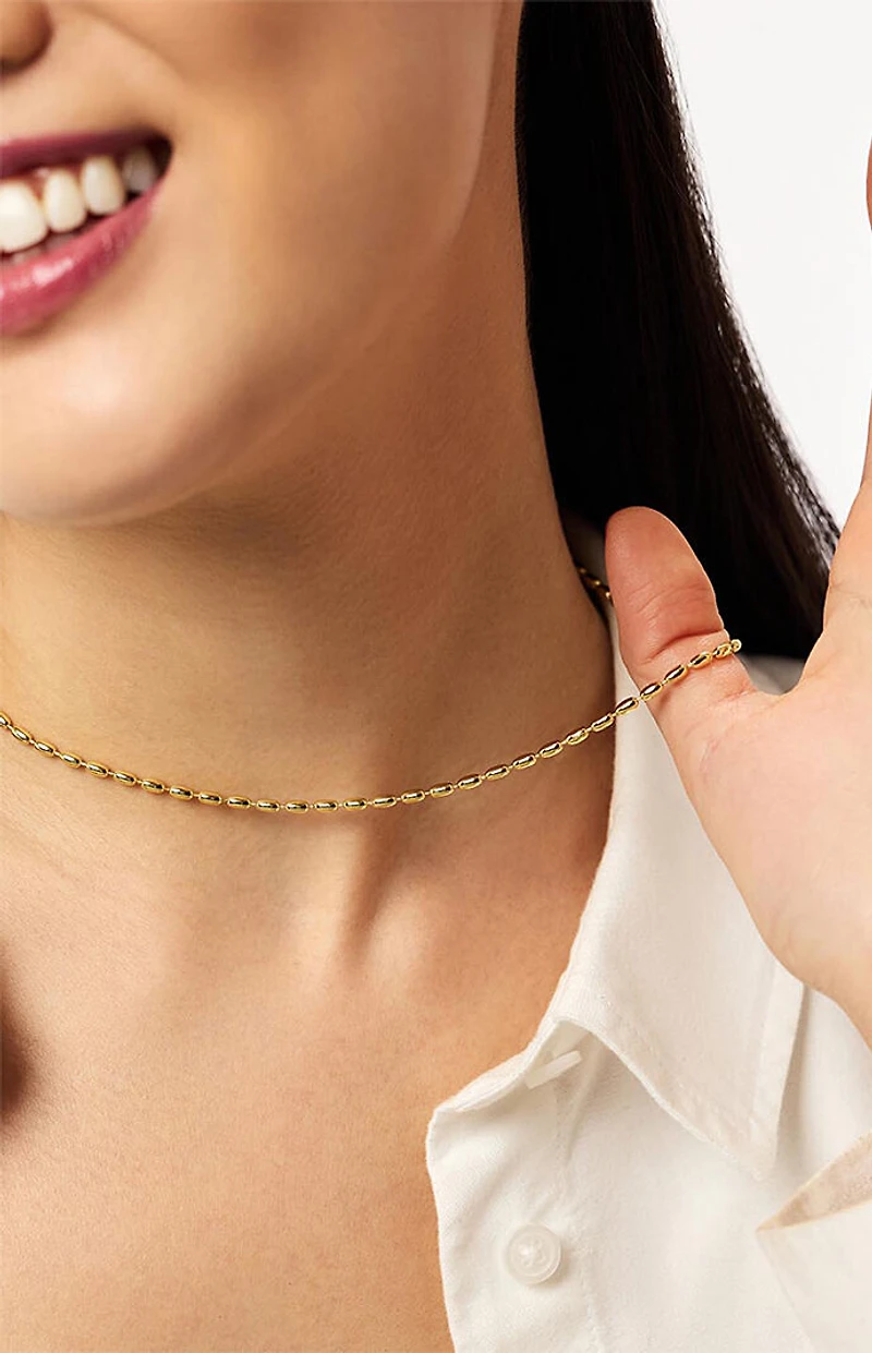 Ana Luisa Capri Ball Chain Necklace