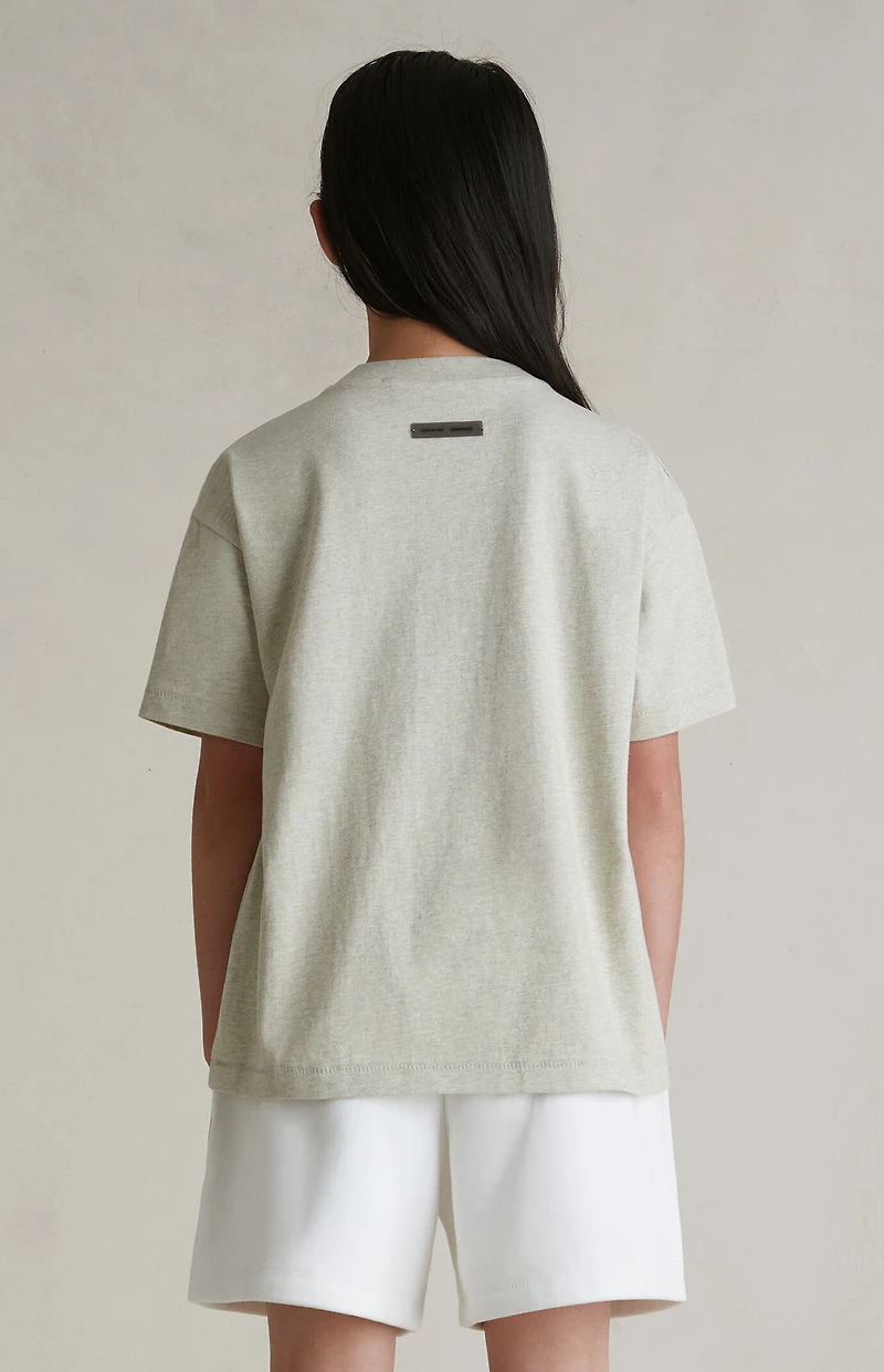 Fear of God ESSENTIALS Kids Heather Stone Classic Crew Neck T-Shirt