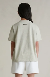 Fear of God ESSENTIALS Kids Heather Stone Classic Crew Neck T-Shirt