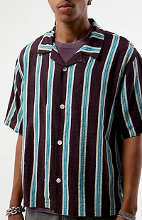 Pacsun Striped Eclipse Camp Shirt