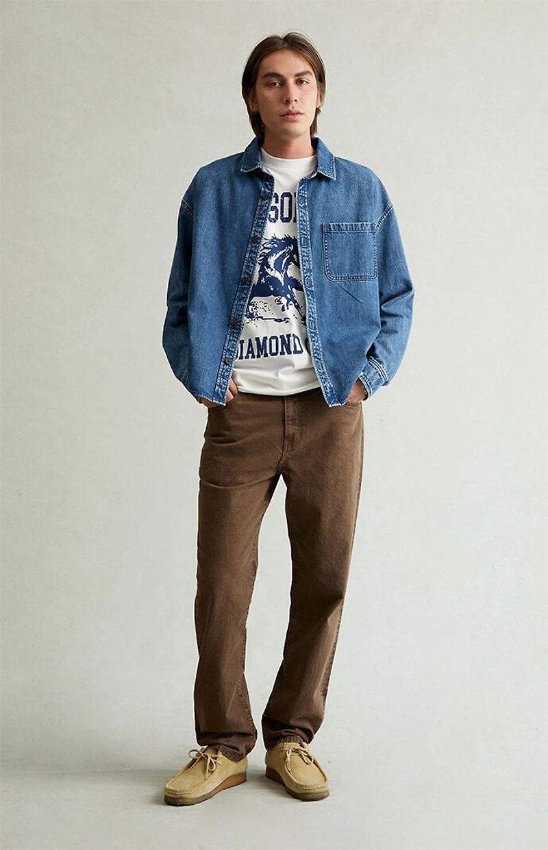 Pacsun Cade Straight Jeans Brown