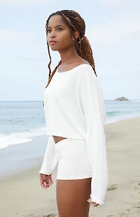 John Galt White Bear Pajama Boyshorts