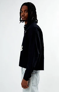 FORD Mustang Button Down Long Sleeve Cropped Shirt