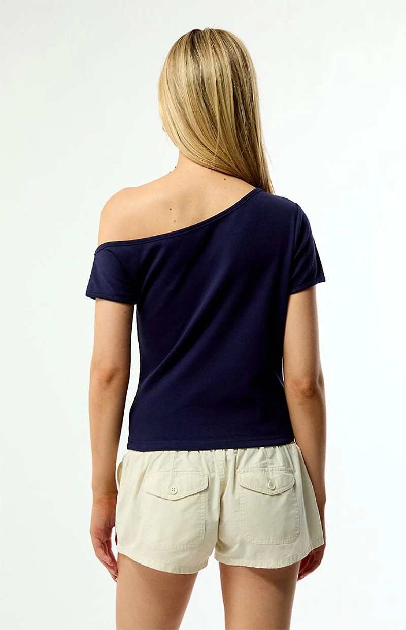 Your Favorite Hibiscus Off-The-Shoulder T-Shirt