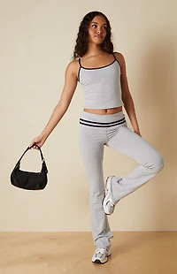 Your Favorite Tia Tipped Square Neck Cami Top