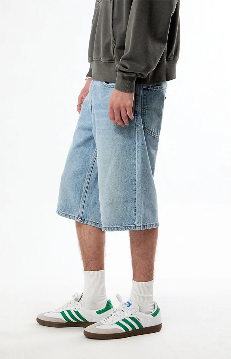 Levi's Light Blue 470 Baggy Jean Shorts