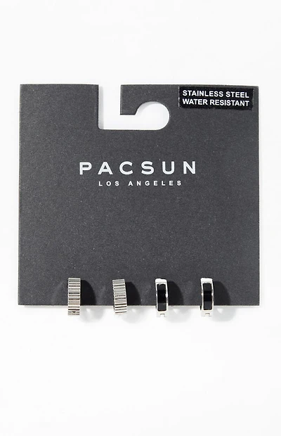 Pacsun 2 Pack Silver Hoop Earrings