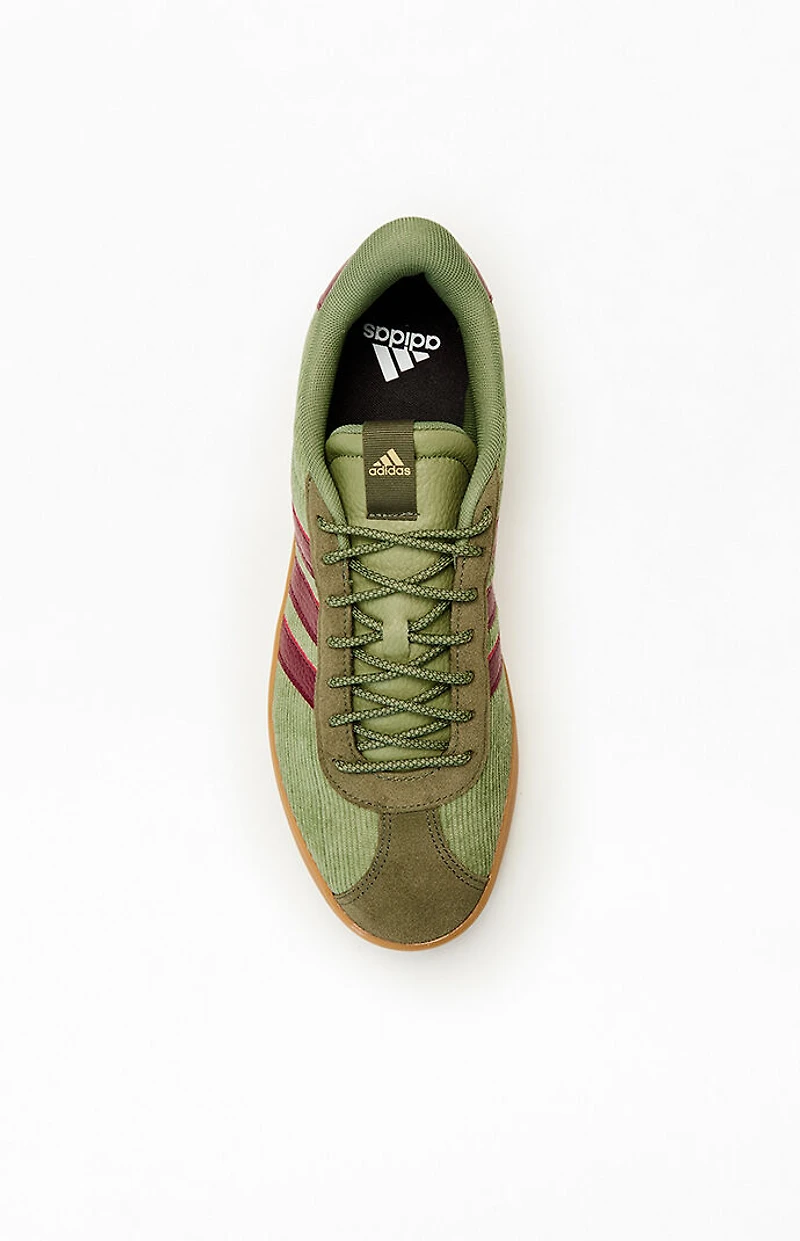 adidas Green Corduroy VL Court 3.0 Shoes