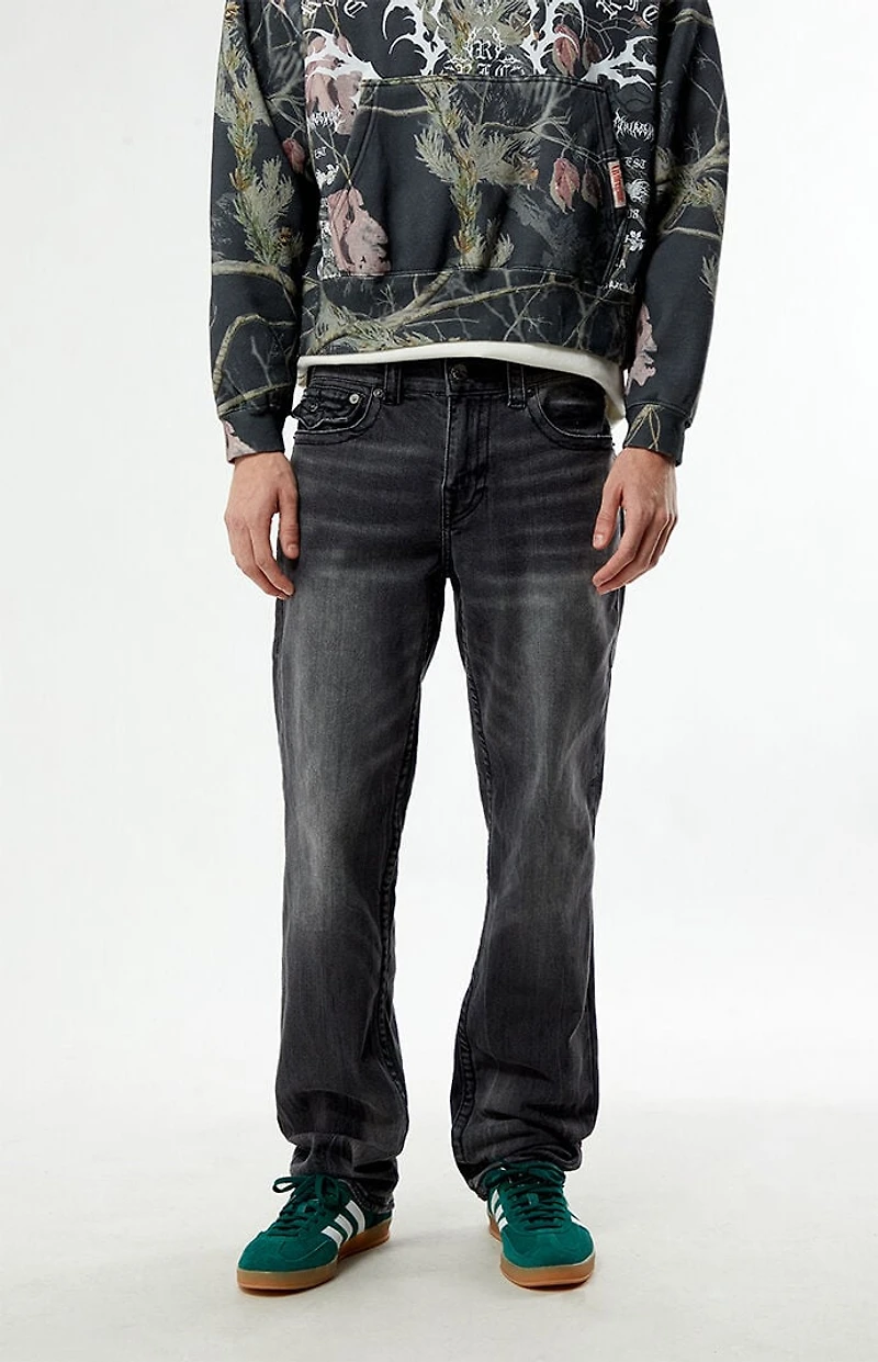 True Religion Ricky Bandana Horseshoe Straight Leg Jeans