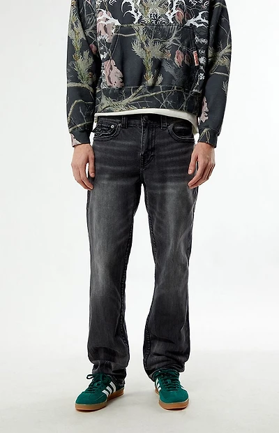 True Religion Ricky Bandana Horseshoe Straight Leg Jeans