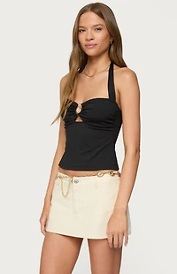 Edikted Delcy Cut Out Halter Top