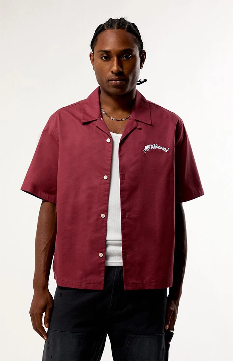 Pacsun Red Market Camp Shirt