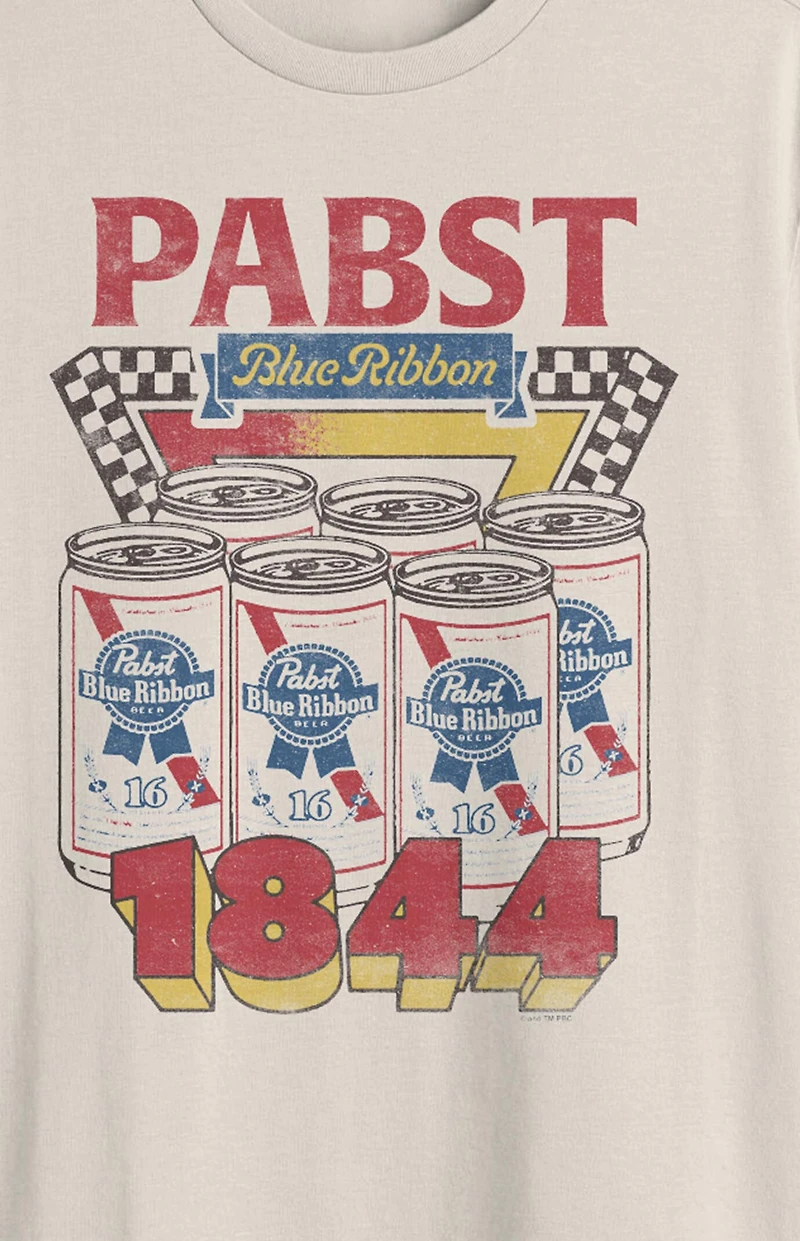 Pabst Blue Ribbon Checker T-Shirt