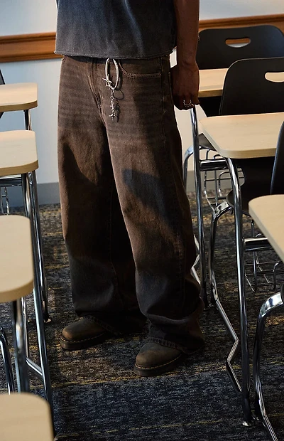 Pacsun Blake Extreme Baggy Jeans Overdyed Brown