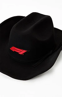 Formula 1 x Pacsun United States Grand Prix 2025 Black F1 Cowboy Hat