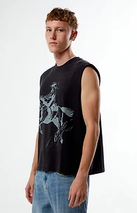 Pacsun Cafe Cutoff Muscle T-Shirt
