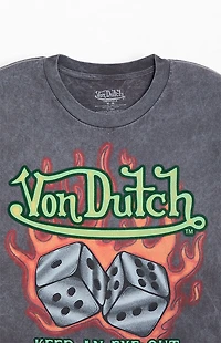 Von Dutch Dice Cropped T-Shirt