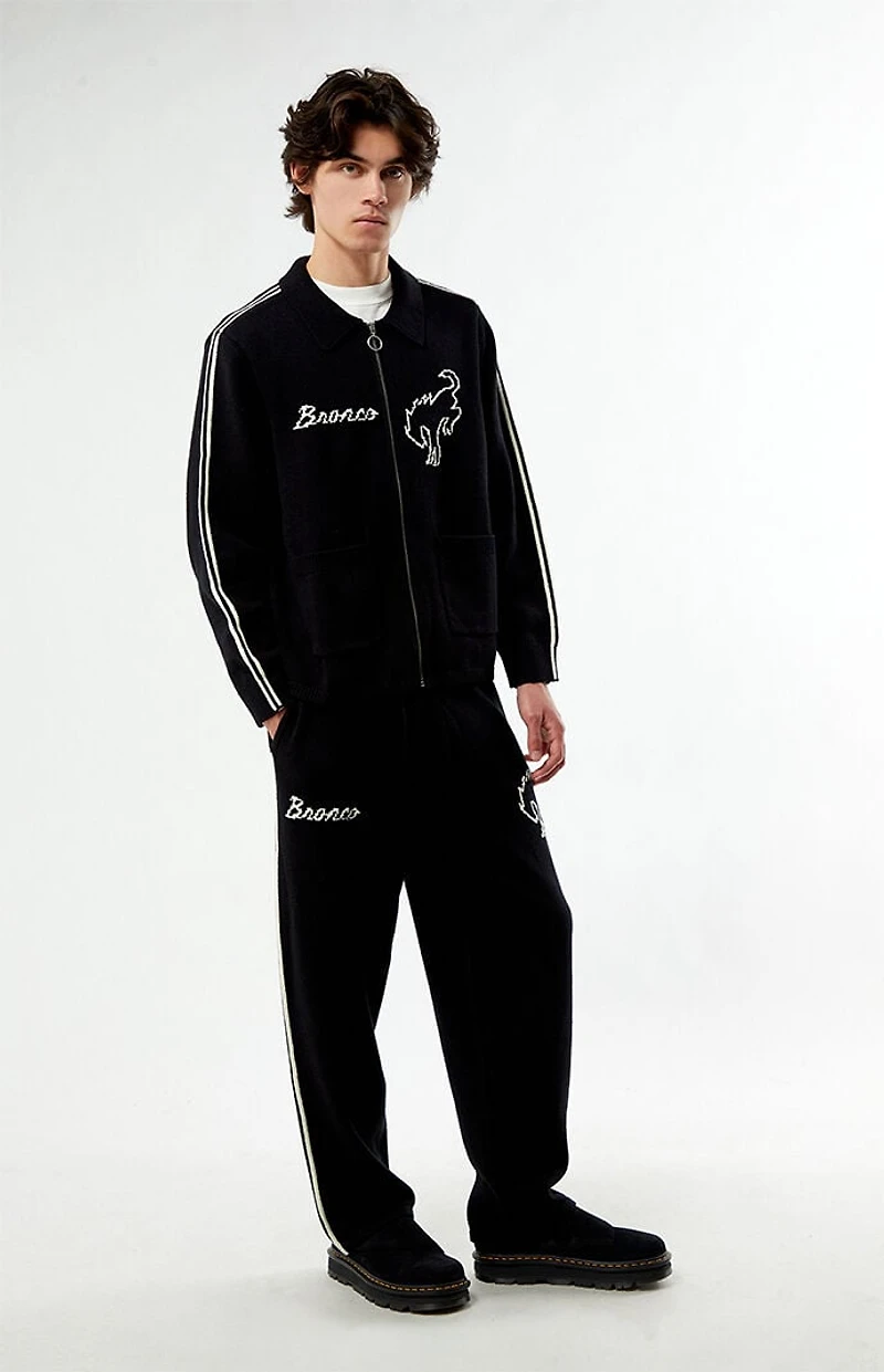 FORD Bronco Ribbed Full Zip Sweater