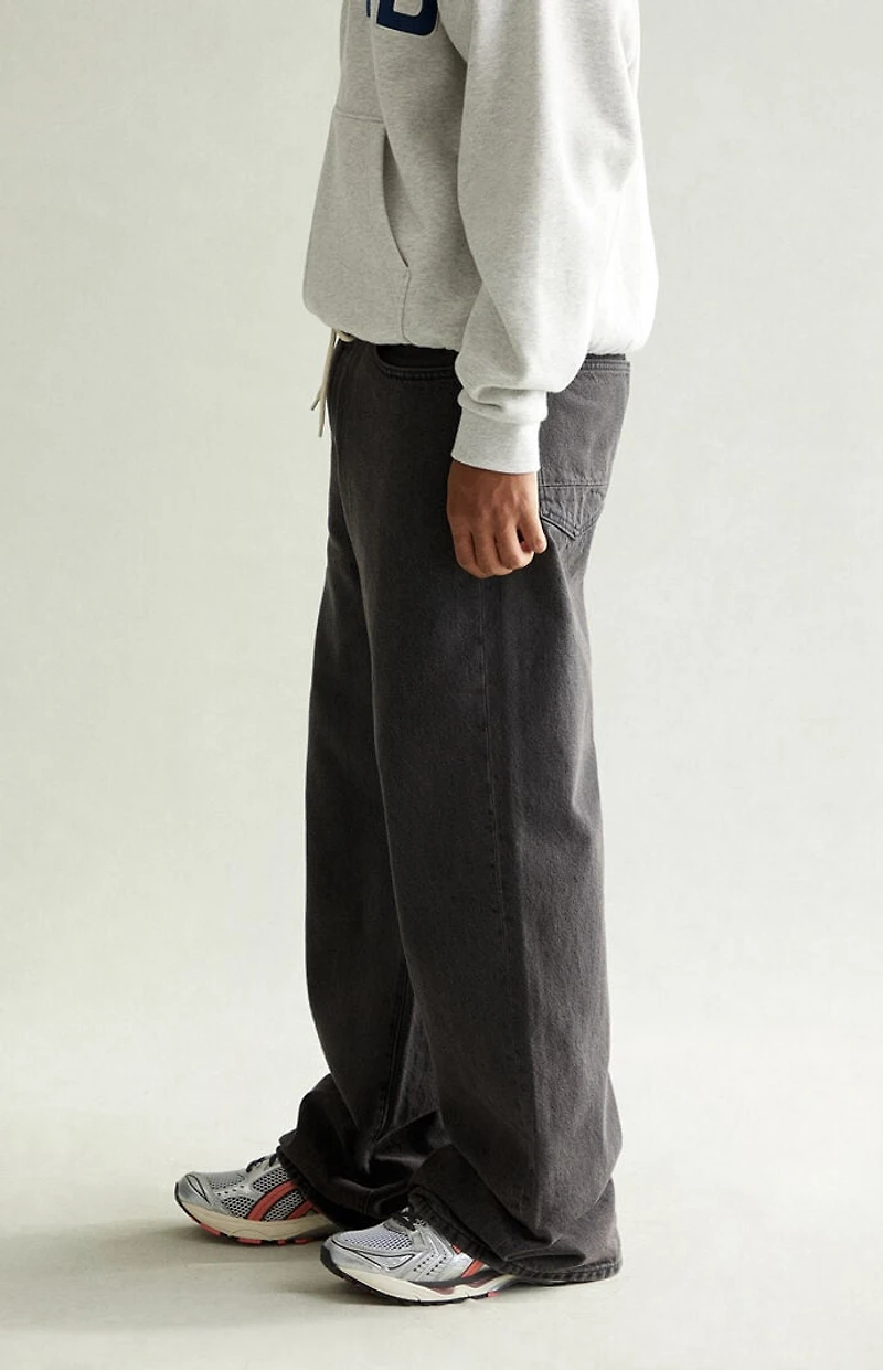 Pacsun Blake Extreme Baggy Jeans Drawstring Faded Black