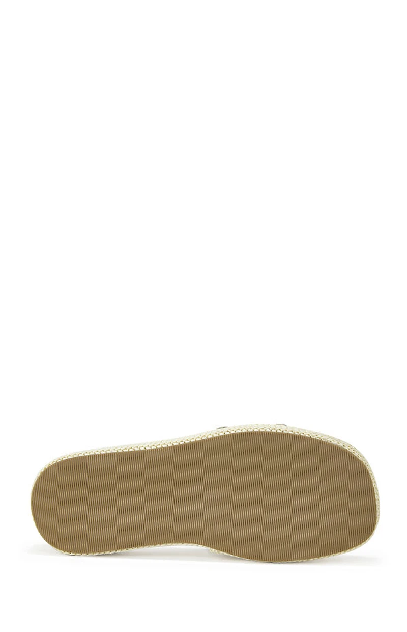 AZALEA WANG Women's Tan Baste Sandals
