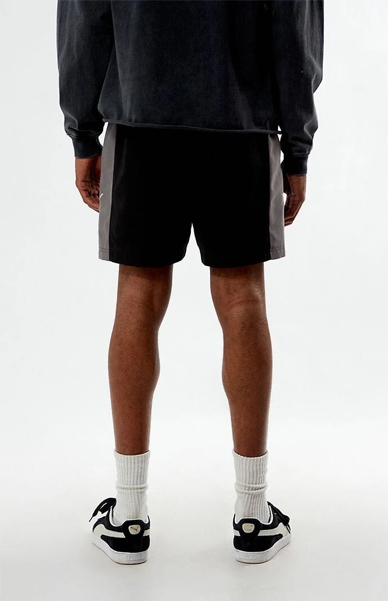 Civil Black Duality Suede Shorts