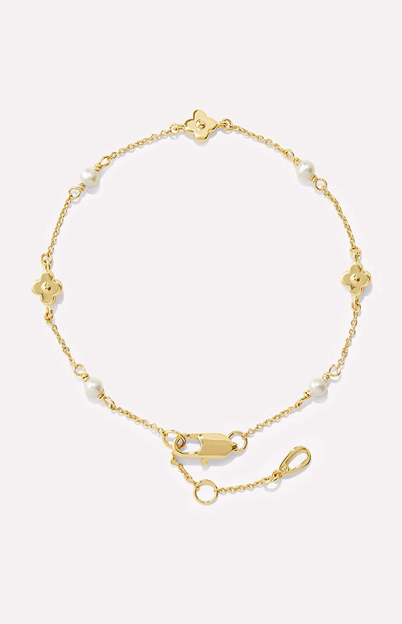 Ana Luisa Hannah Flower Bracelet