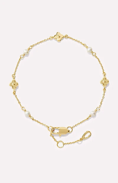 Ana Luisa Hannah Flower Bracelet