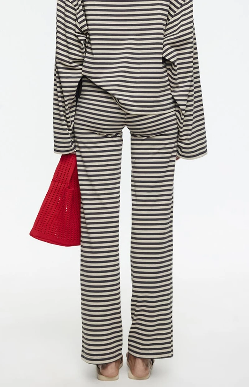 LIONESS Bloom Striped Tie Pant