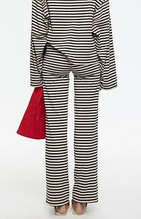 LIONESS Bloom Striped Tie Pant