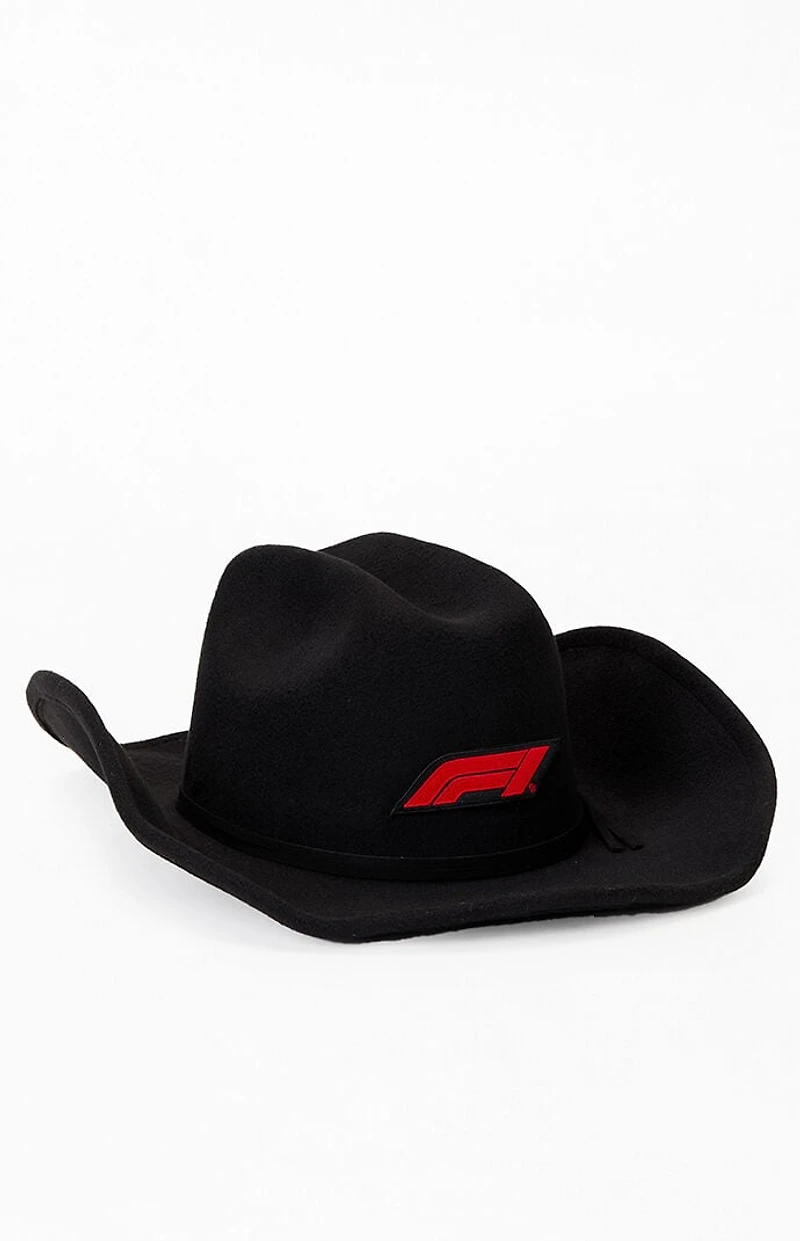 Formula 1 x Pacsun United States Grand Prix 2025 Black F1 Cowboy Hat