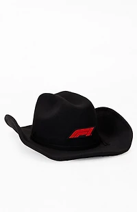 Formula 1 x Pacsun United States Grand Prix 2025 Black F1 Cowboy Hat