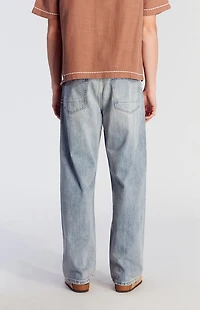 Pacsun Dylan Baggy Jeans Slub Light Indigo