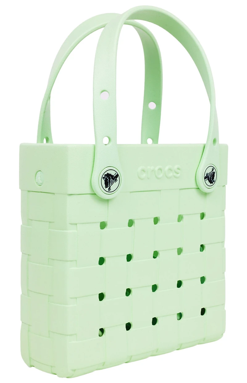 Crocs Mint Small Woven Crocssbody Tote Bag