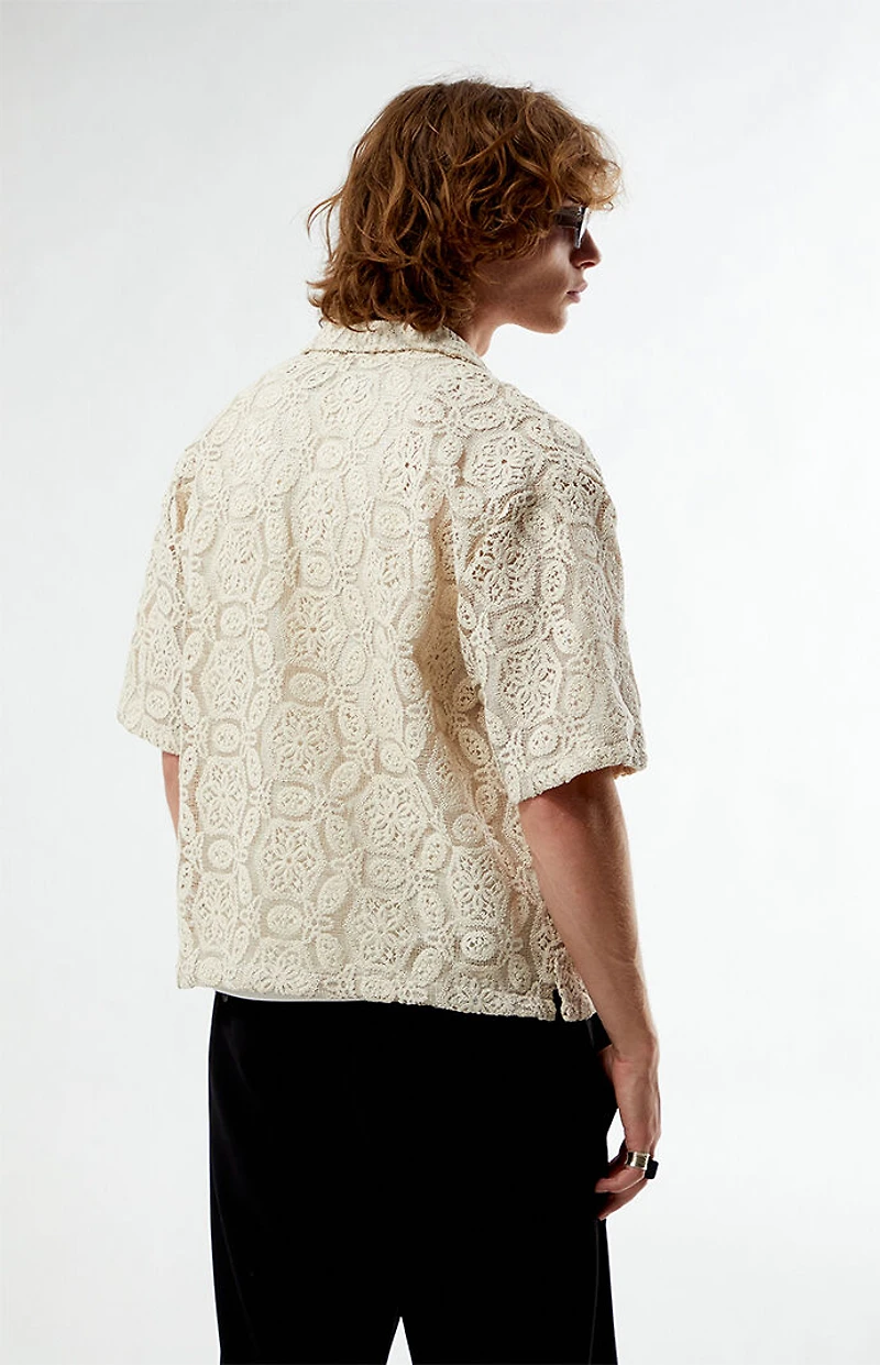 FIELD OF STUDY by Pacsun Floral Yucca Camp Shirt