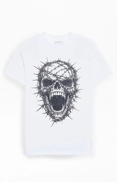 Barbed Wire Skull T-Shirt