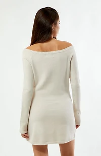 Your Favorite Mae Off-The-Shoulder Sweater Dress