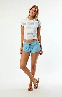 Pacsun Soft Terry Mini Sweat Shorts
