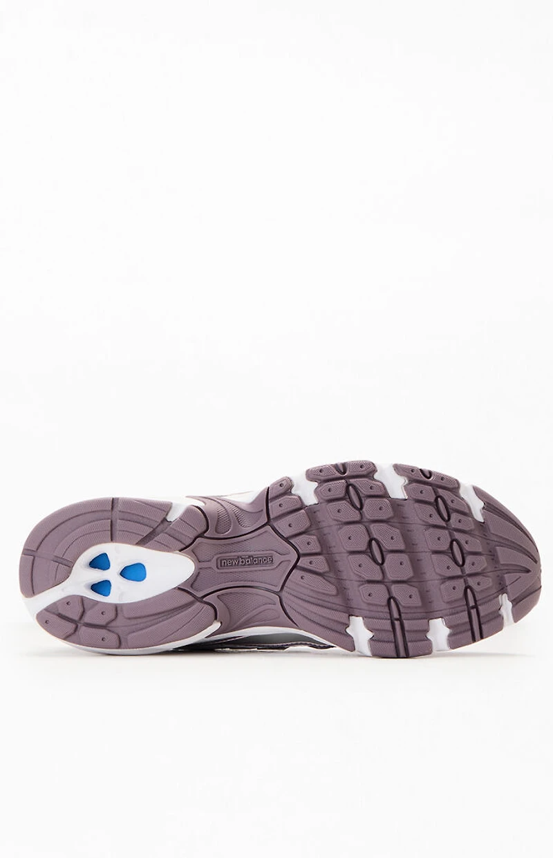 New Balance White & Pink 740 Sneakers