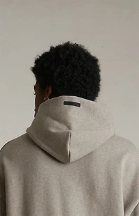 Fear of God ESSENTIALS Heather Grey Fleece Hoodie