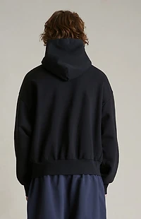 Fear of God ESSENTIALS Black Heavy Fleece Vintage Hoodie