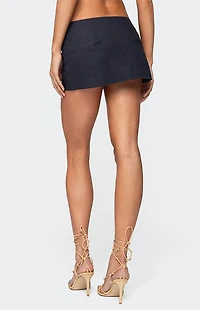 Edikted Rebel Linen Look Mini Skort