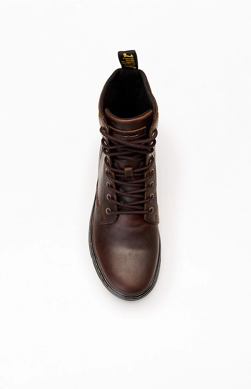 Dr Martens Crazy Horse Combs Leather Lace Up Boots