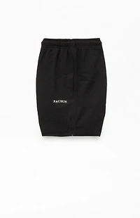 Pacsun Sail Black Seersucker 4.5'' Swim Trunks