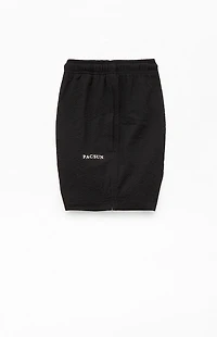 Pacsun Sail Black Seersucker 4.5'' Swim Trunks