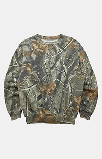 PS VINTAGE 2000s Camo Crew Neck Sweatshirt
