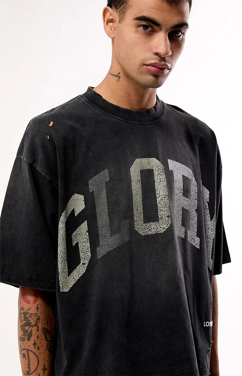 Pacsun Glory Ripped Cropped T-Shirt