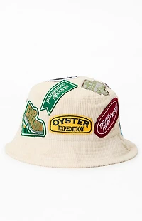 OYSTER EXPEDITION Patched Up Corduroy Bucket Hat