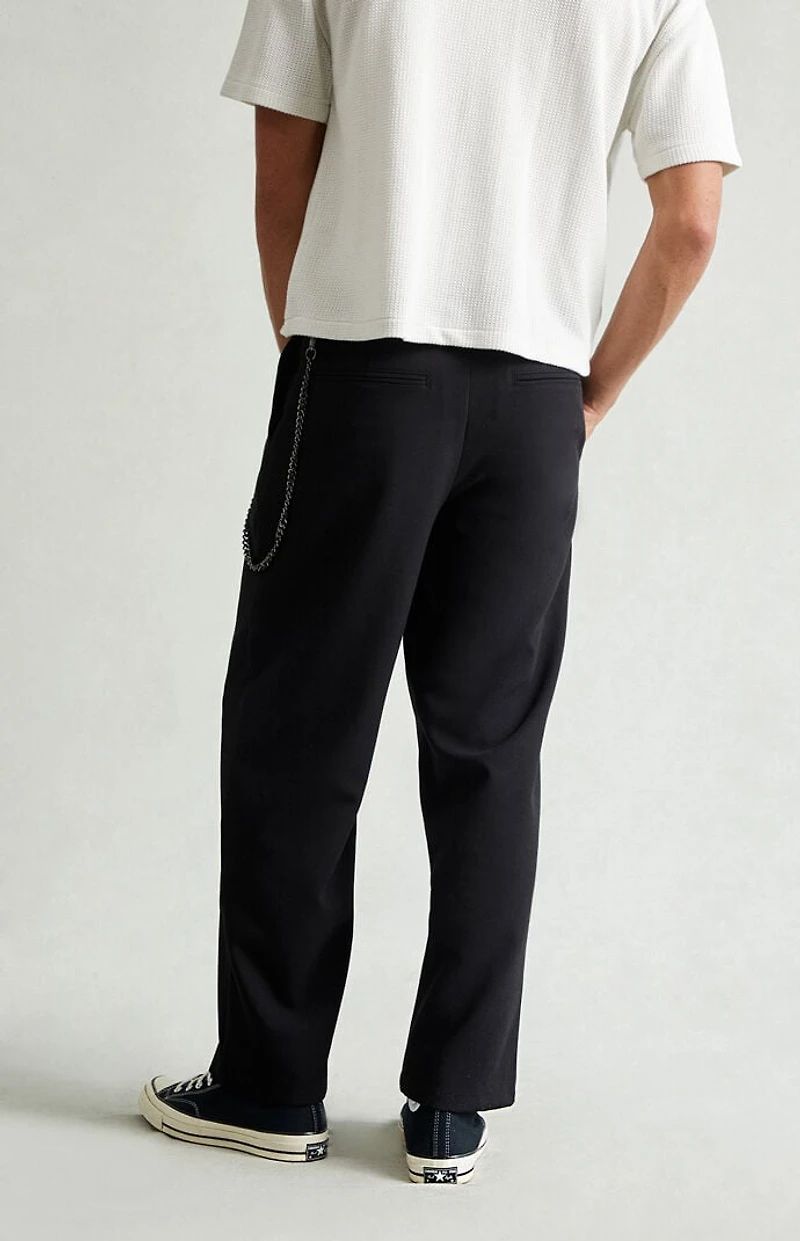 Pacsun Black Chain Baggy Trousers