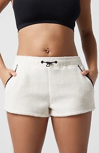 PAC 1980 Active Ski Fleece Aspen Sherpa Sweat Shorts