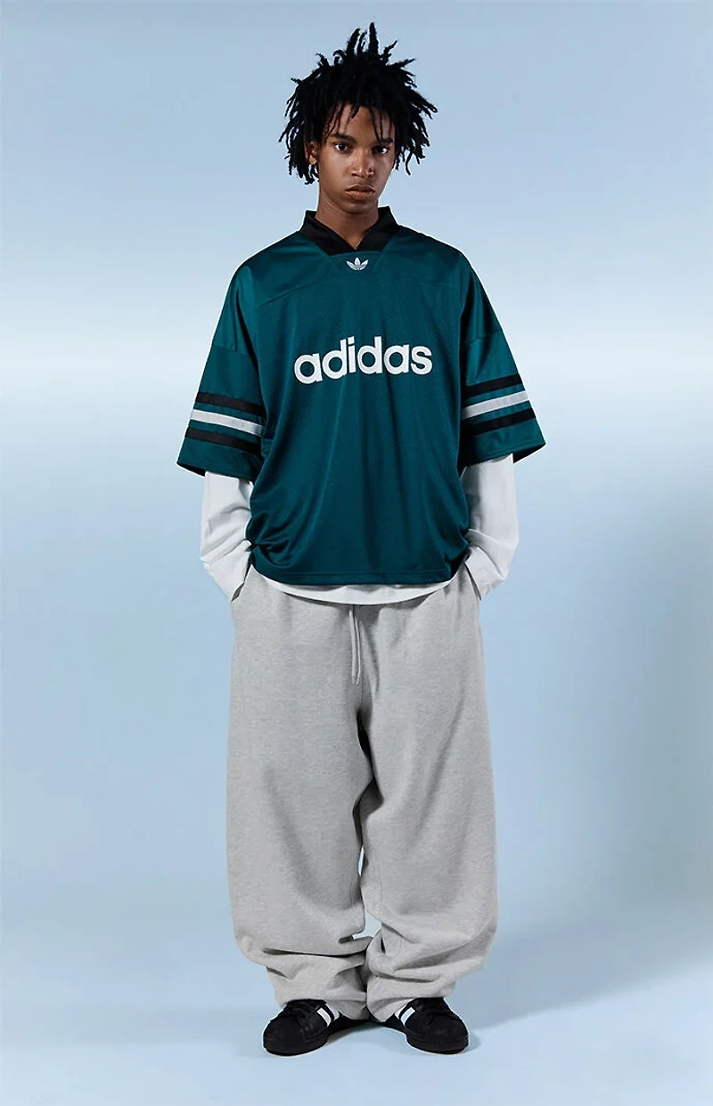Pacsun Heather Gray Fleece Extreme Baggy Sweatpants